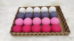 IŞIKLI TOP ( FUŞYA - KOYU GRİ - PEMBE - BEYAZ )