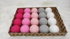 IŞIKLI TOP ( FUŞYA - TOZ PEMBE - PEMBE - BEYAZ - AÇIK GRİ )