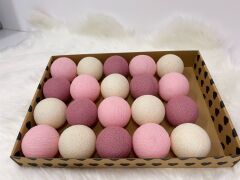 IŞIKLI TOP ( GÜL KURUSU - TOZ PEMBE - KREM )