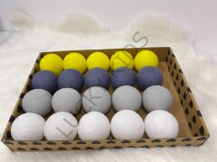 IŞIKLI TOP (SARI - AÇIK GRİ - KOYU GRİ - BEYAZ )