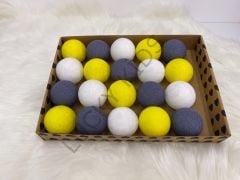 IŞIKLI TOP (SARI - KOYU GRİ - BEYAZ )